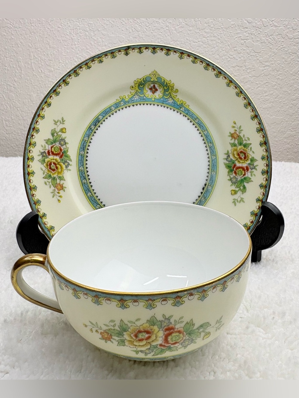 Vintage Noritake (operating as Moriura Bros.) Cup and Saucer Set-Made in Japan